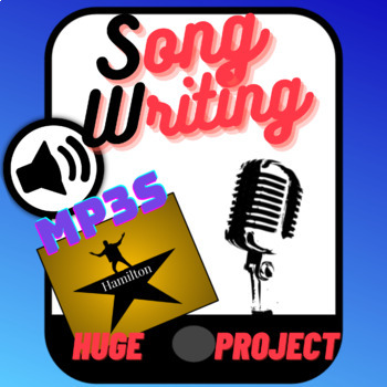 Preview of Music Project (HUGE) | Song Writing Project in Class & at Home!