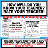 END OF YEAR|RATE YOUR TEACHER|TEACHER REPORT CARD|QUIZ ABO