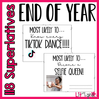 Preview of END OF YEAR  STUDENT AWARDS - SUPERLATIVES