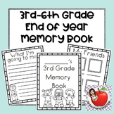 END OF YEAR STUDENT MEMORY BOOK | 3rd, 4th, 5th, 6th Grade