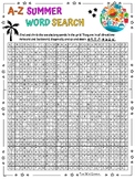 END OF YEAR SUMMER Word Search Puzzle Worksheet Activity w
