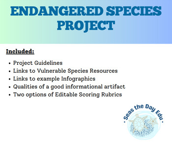 endangered species research project middle school