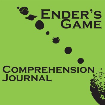 Preview of ENDER'S GAME - Comprehension Reading Journal (Card) Text Analysis