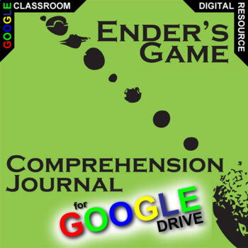 Preview of ENDER'S GAME - Comprehension Reading Journal DIGITAL Text Analysis