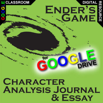 Preview of ENDER'S GAME Essay Questions, Writing Prompts, & Character DIGITAL Thesis