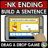 ENDING BLEND NK SENTENCE BUILDING ACTIVITY BOOM CARDS GAME