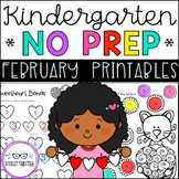 ENDLESS NO PREP for February Kindergarten