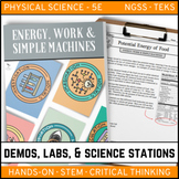 Energy, Work, & Simple Machines - Demo, Labs, and Science 