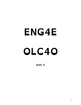 Preview of ENG4E + OLC4O Unit 4