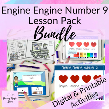 Preview of ENGINE ENGINE NUMBER 9 Lesson Pack Bundle for  quarter + eighth notes