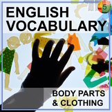 ENGLISH - Body Parts and Clothing Vocabulary Activities EL