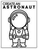 ENGLISH - Create an Astronaut, Fun Science Extra! NO PREP!