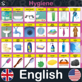 ENGLISH 'Hygiene' Vocabulary Large Posters (118.9x84.1cm) 