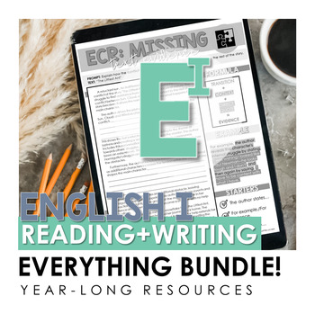 Preview of ENGLISH I ELA EVERYTHING BUNDLE - Year-Long Resources