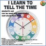 ENGLISH - I learn to tell time - Student's kit Hands on ac