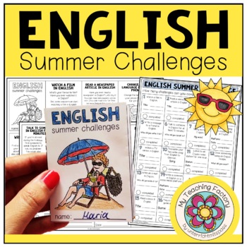 ENGLISH SUMMER CHALLENGES for English learners - (Small Booklet ...