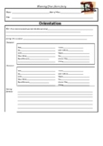 ENGLISH - Short Story Planner Template