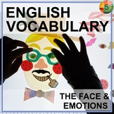 ENGLISH - Vocabulary: FACE & EMOTIONS hands on activities ELA