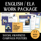 ENGLISH WORK PACKAGE - Social Awareness Campaign Posters -