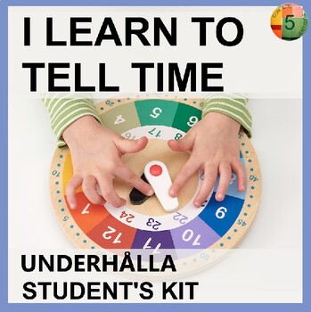 Preview of ENGLISH - What time is it? - Student's kit Hands on activity & printables
