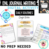 ENL Daily Routines Journal Writing Activity