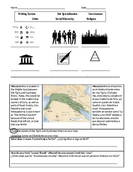 Preview of ENL Global - Mesopotamia Introduction (English and Spanish!)