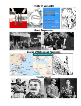 Preview of ENL History - Causes of WWII (English and Spanish)