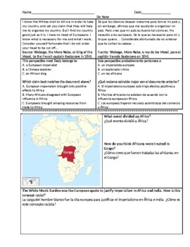 Preview of ENL History - Leopold's Belgian Congo (English and Spanish)