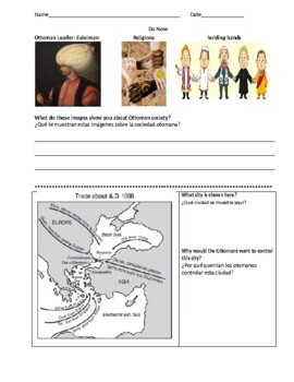 Preview of ENL History - Ottoman Empire (English and Spanish)