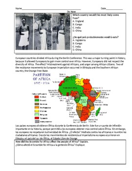 Preview of ENL History - Resistance Movements: Ethiopia and South Africa (English/Spanish)