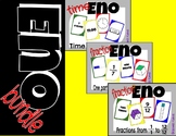ENO (Plays like UNO) Bundle- {Time, Fractions, Fractions2}