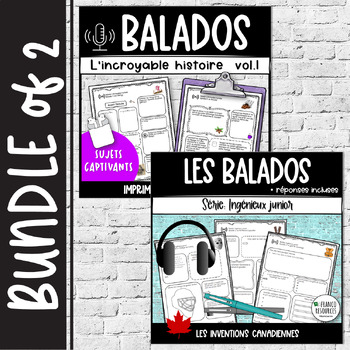 Preview of ENSEMBLE:  Activités de balados | French PODCAST bundle