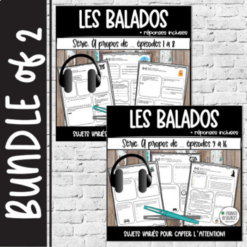 Preview of ENSEMBLE: Les balados "A propos de ..." épisodes 1 - 16  | French podcasts