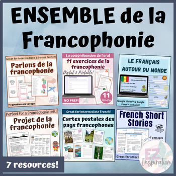 Preview of ENSEMBLE de la Francophonie - Francophonie Culture BUNDLE - Volume 1