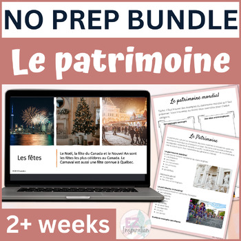 Preview of ENSEMBLE du patrimoine - French Cultural Heritage Bundle - Google Slides™ - PPT