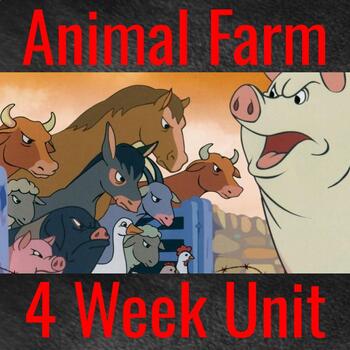 Preview of ENTIRE Animal Farm Unit Plan: Slides, Texts, 5 Assignments, 5 Quizzes & MORE!!!!