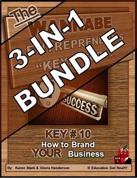 Preview of ENTREPRENEURSHIP - KEY 10: How to Brand YOUR Business 3-in-1 BUNDLE