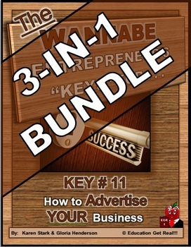 Preview of ENTREPRENEURSHIP - KEY 11: How to Advertise YOUR Business 3-in-1 BUNDLE