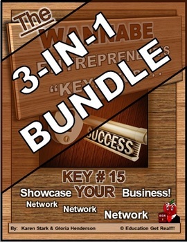 Preview of ENTREPRENEURSHIP - KEY 15: Showcase YOUR Business! Network! 3-IN-1 BUNDLE