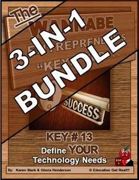 Preview of ENTREPRENEURSHIP - KEY 13: Define Your Technology Needs 3-in-1 BUNDLE