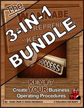 Preview of ENTREPRENEURSHIP - KEY 7: Create YOUR Business Operating Procedures 3-in-1BUNDLE