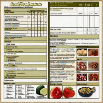 Preview of ENVIRONMENTAL IMPACT OF FOOD PRODUCTION WORKSHEET TEMPLATE