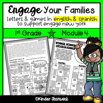 Preview of Engage New York Math Letters and Games: First Grade, Module 4