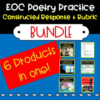 Preview of Poetry Analysis Bundle | Analyzing Poetry in ELA