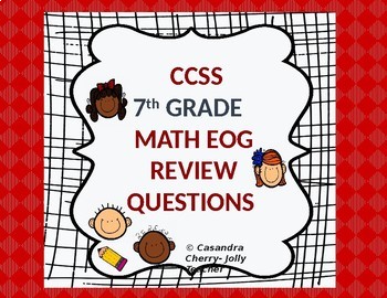 Preview of EOG/CCSS - 7th Gr. Math Review - State Test Prep.
