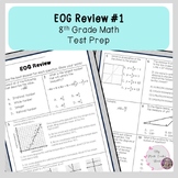 EOG Review #1 | 8th Grade Math | Test Prep