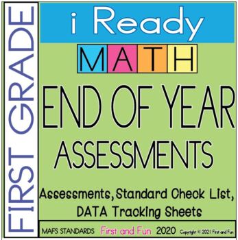 Preview of EOY FIRST GRADE iREADY MATH ASSESSMENT PACK