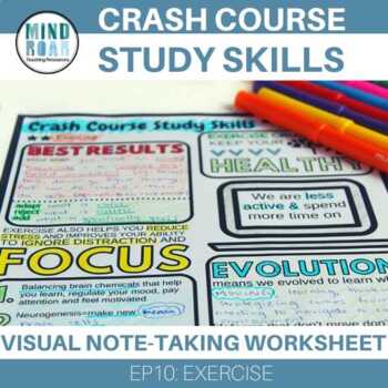 Preview of CrashCourse Study Skills Exercise (episode 10)