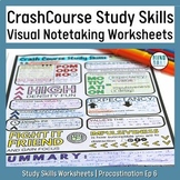 Study Skills Worksheet | Avoiding Procrastination | Crash 