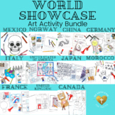 EPCOT's World Showcase Art Activity Bundle - 11 Easy Print
